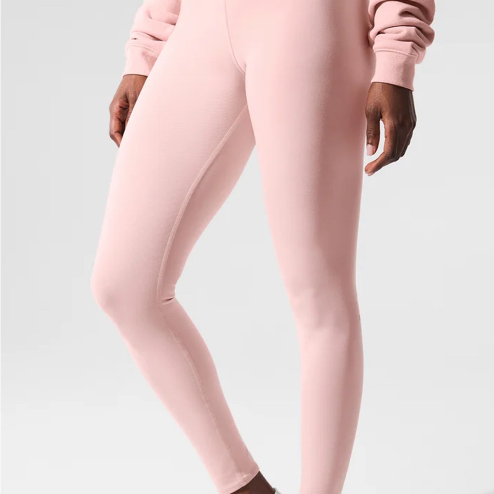 ALO Yoga Pink High-Waisted Leggings